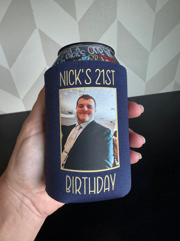 PERSONALIZED BIRTHDAY KOOZIES