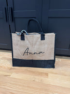 Canvas Tote Bag with Ribbon