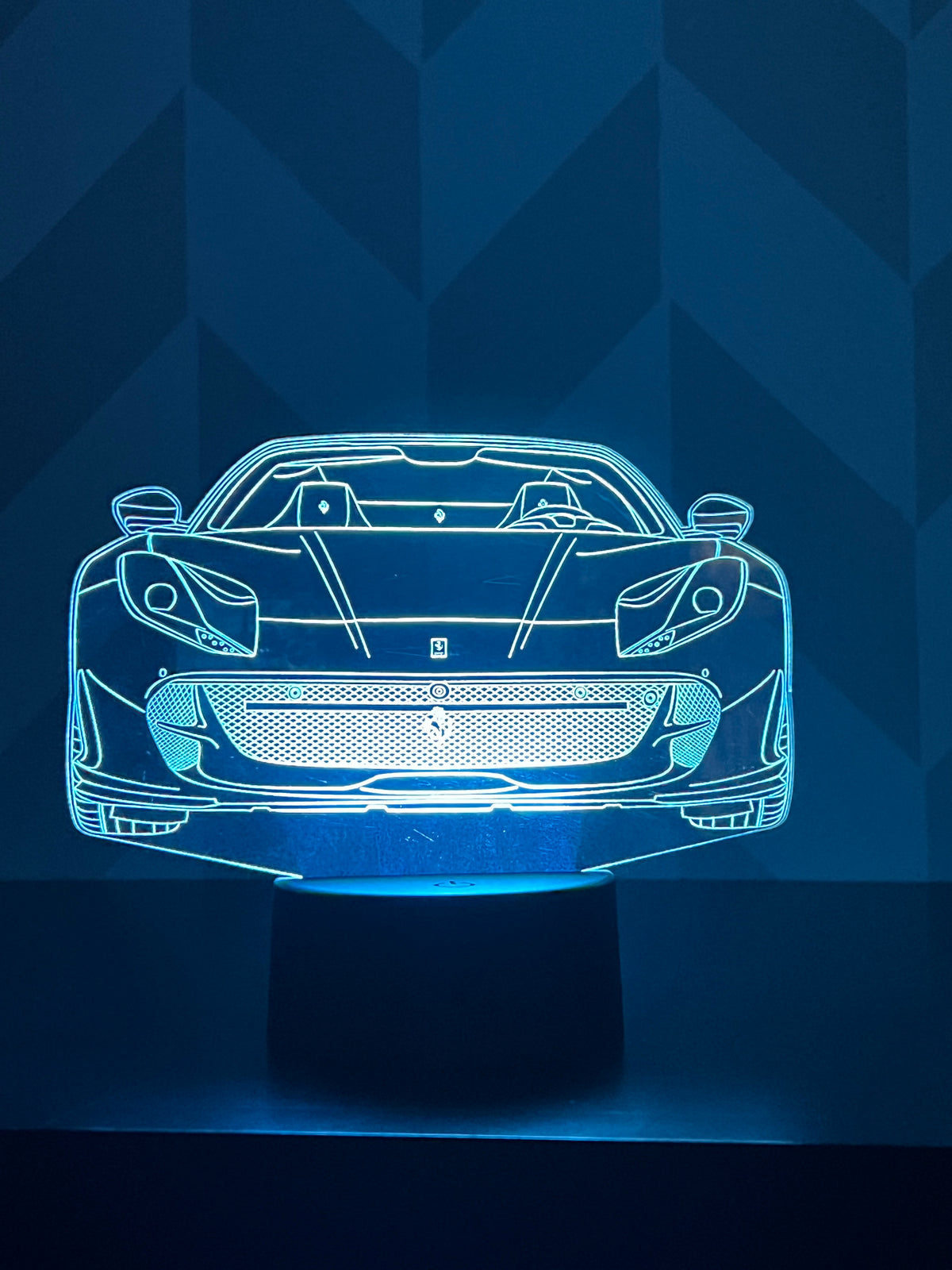 Custom Personalized LED acrylic light for room or dorm