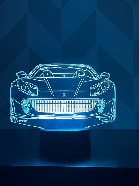 Custom Personalized LED acrylic light for room or dorm