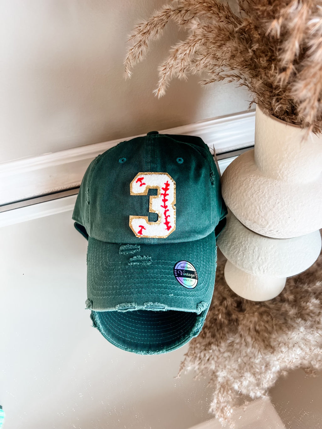 PCHS Baseball Hat Custom Chenille Numbers