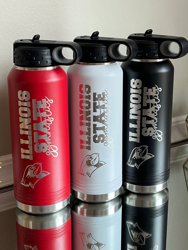 Custom Personalized College/High School Logo 32 oz Water Bottle – Sugar  Locks