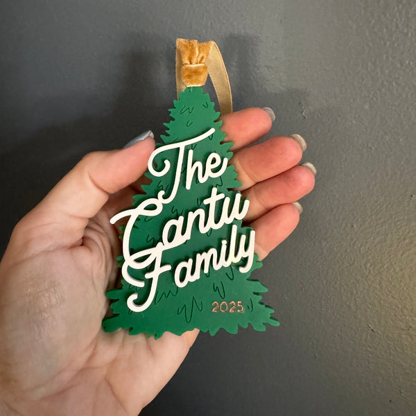 Tree Family Ornament