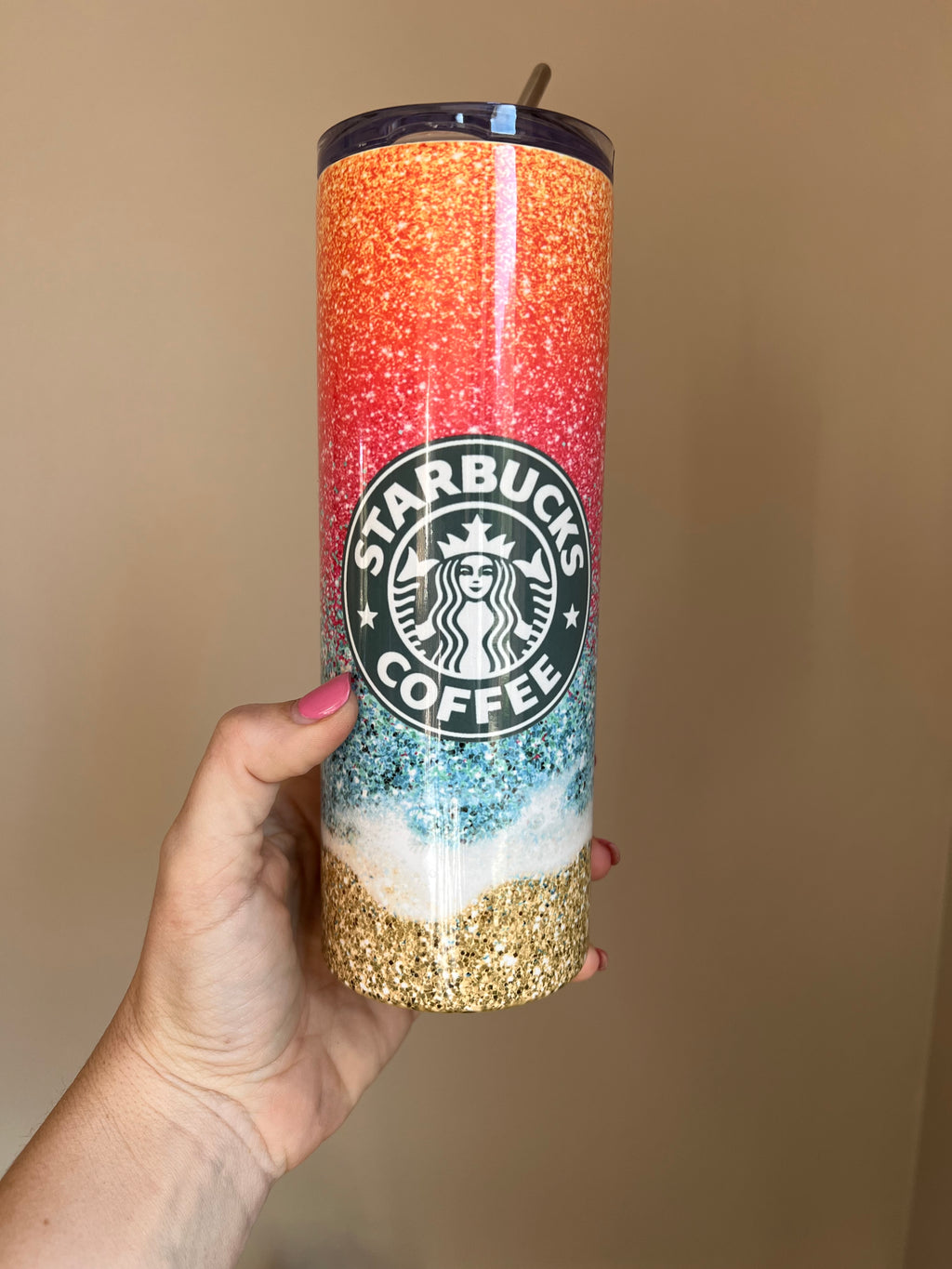 Starbucks Sublimation Beach Tumbler