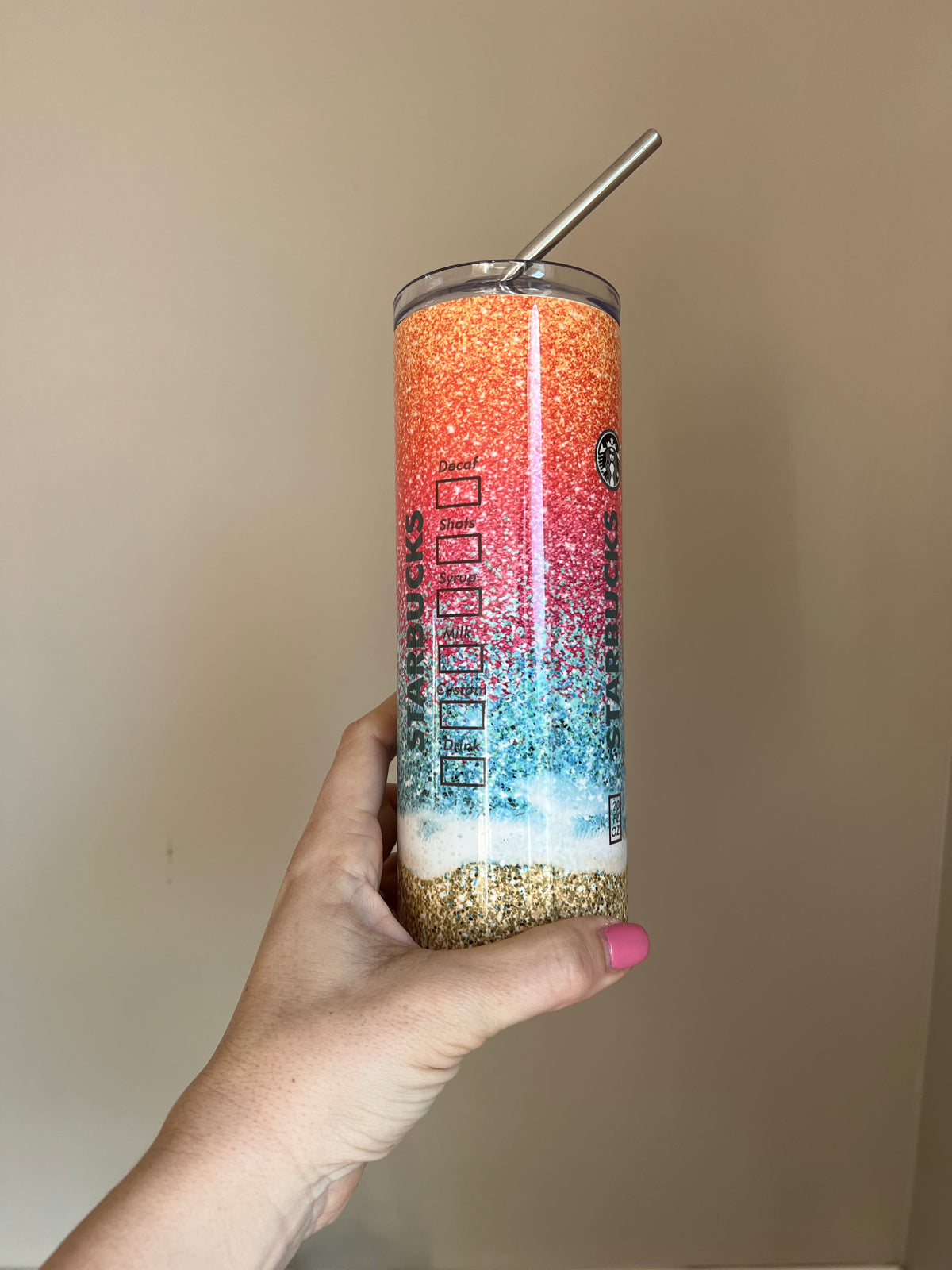 Starbucks Sublimation Beach Tumbler