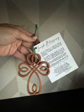 Irish Cross Story Ornament Card