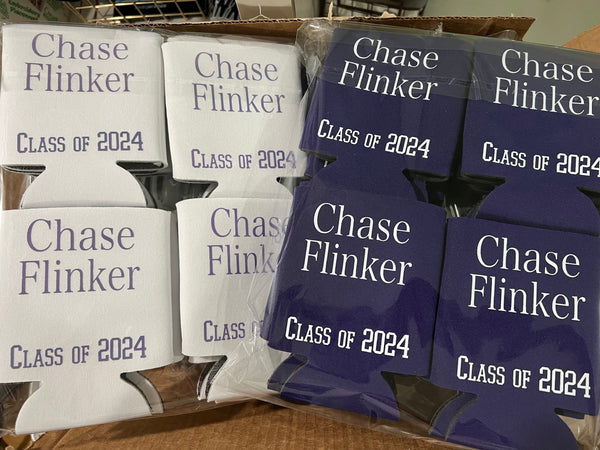 Custom Printed Koozies – Double-Sided Design