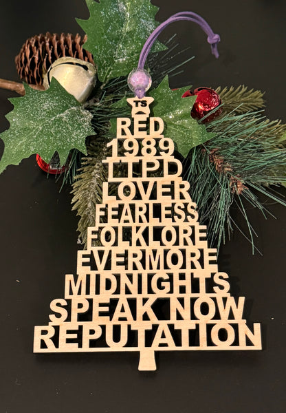 Taylor Swift New Album Cover 2024 ornament – Sugar Locks