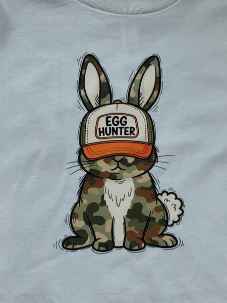 Hunting Eggs Bunny Boy Shirt