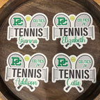 Personalized Tennis Locker Magnet – Design 1