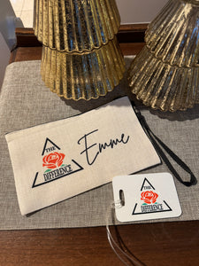 Custom Gift Set – Luggage Tag & Wrist Pouch