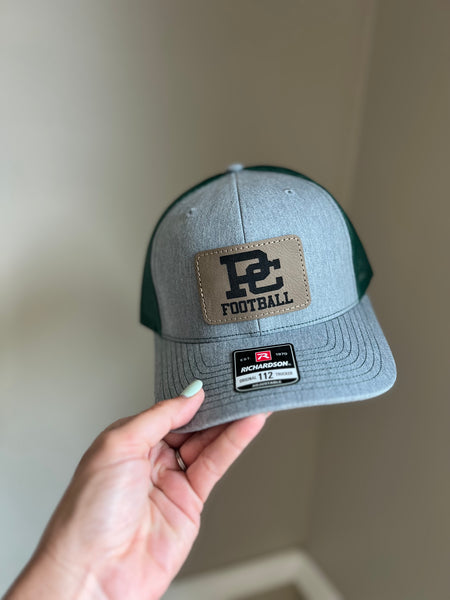 Design your own hat with a custom saying or logo on a leather patch