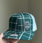 Design your own hat with a custom saying or logo on a leather patch