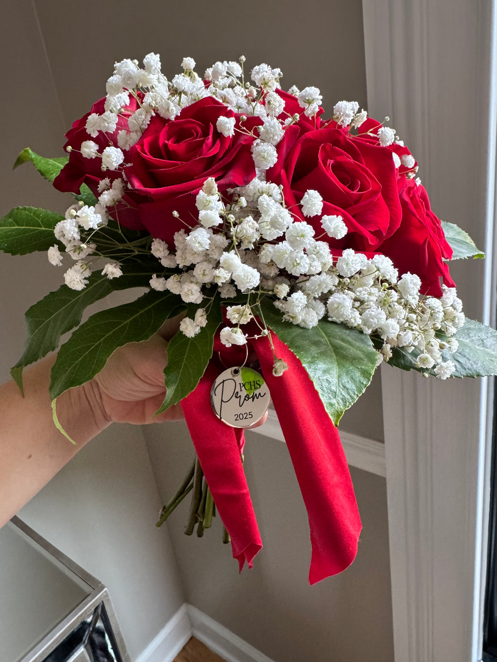 Stainless Prom Custom Flower Charm