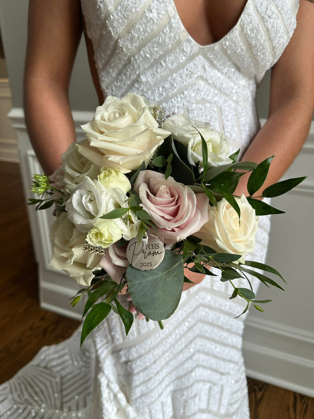 Stainless Prom Custom Flower Charm