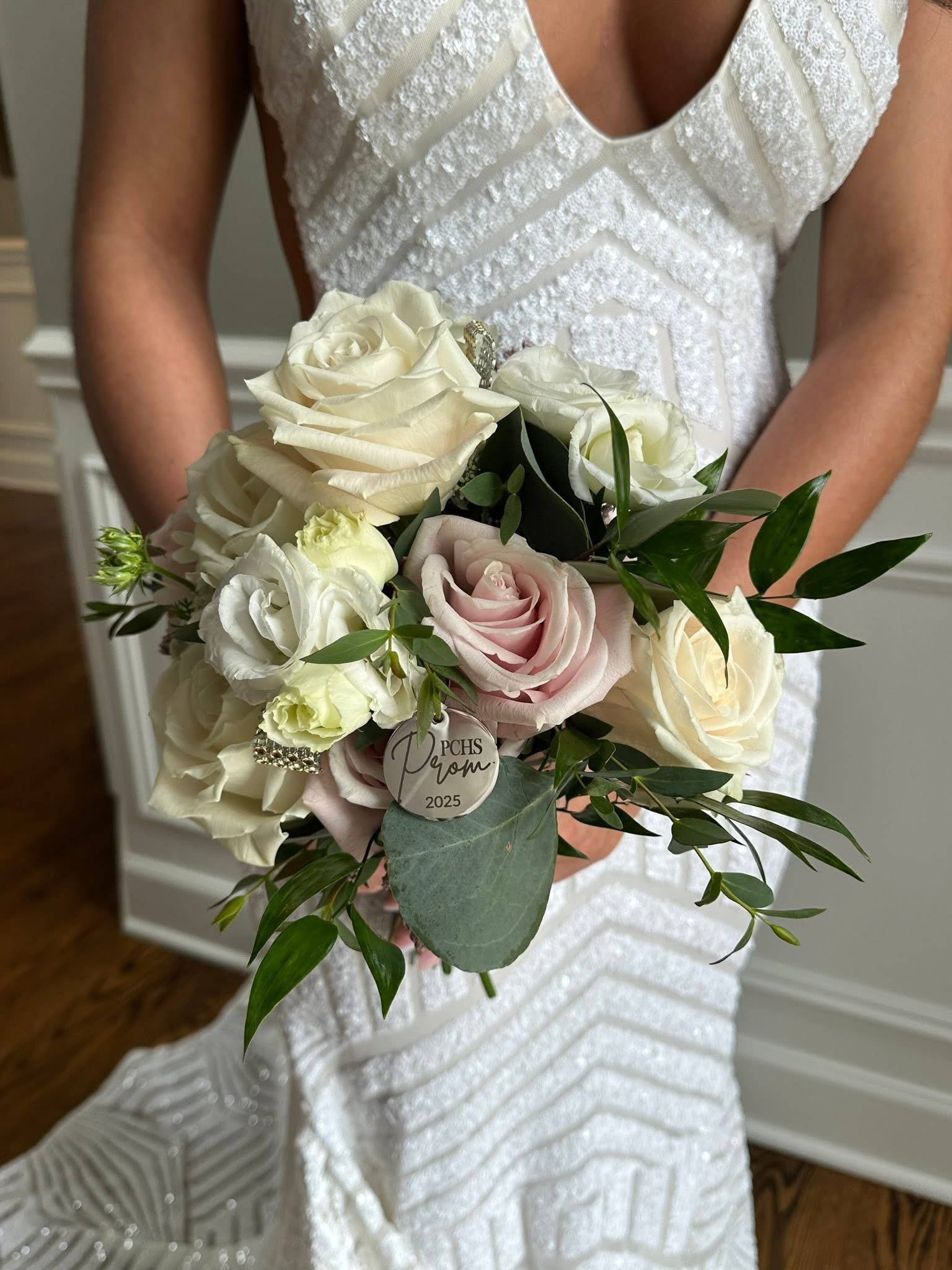 Stainless Prom Custom Flower Charm