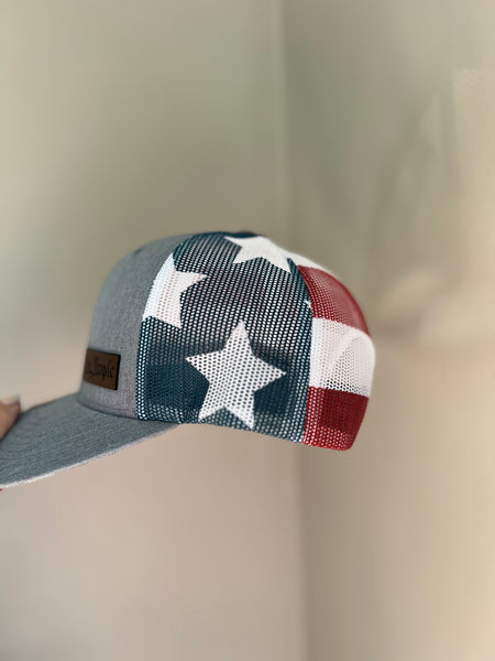 Design your own hat with a custom saying or logo on a leather patch