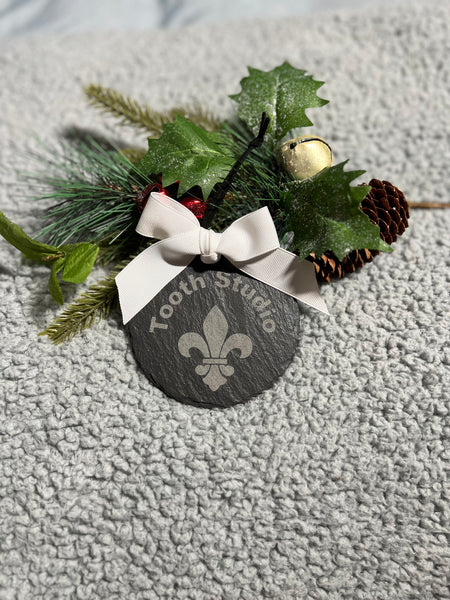 Custom College slate ornament keepsake gift