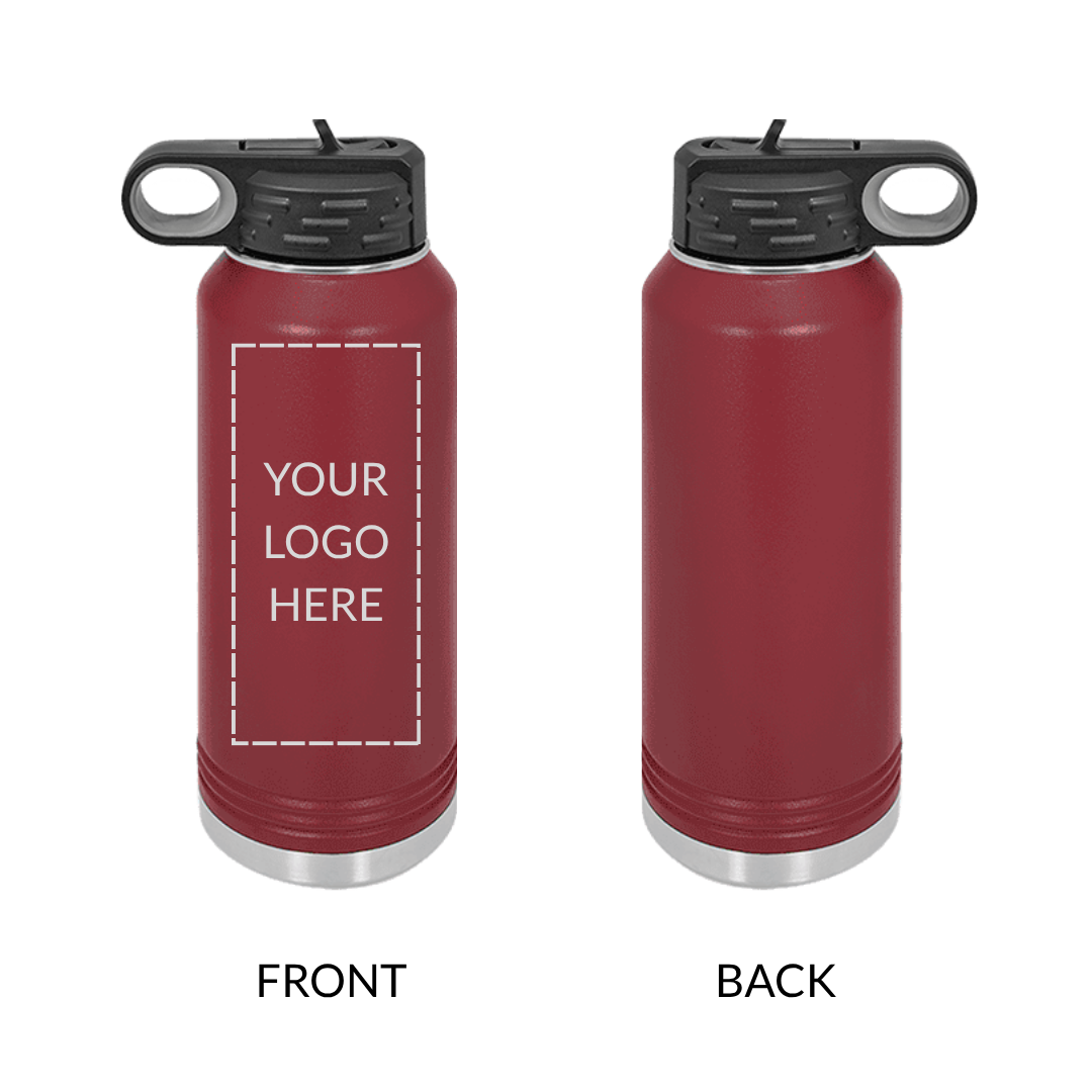 Custom Personalized College/High School Logo 32 oz Water Bottle