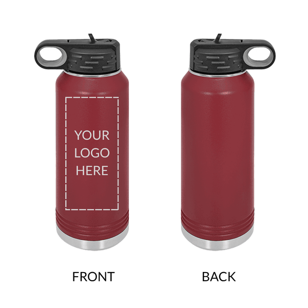 Custom Personalized College/High School Logo 32 oz Water Bottle
