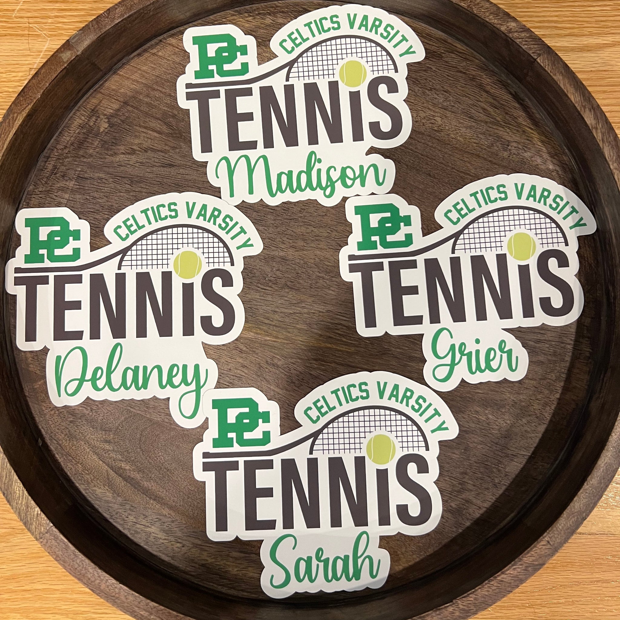 Personalized Tennis Locker Magnet – Design 2
