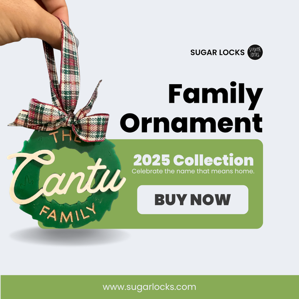 Wreath Family Name Ornament