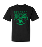 PCHS Football Logo Comfort Colors T shirt Available in 2 different colors