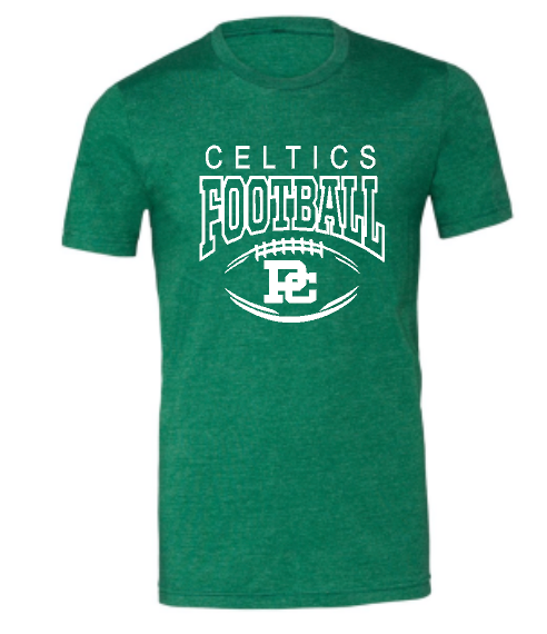 PCHS Football Logo BELLA T shirt Available in 2 different colors