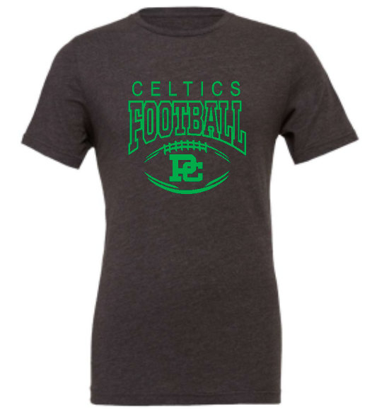 PCHS Football Logo BELLA T shirt Available in 2 different colors