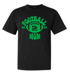 PCHS Retro Football Number Mom Comfort Colors T shirt Available in 2 different colors