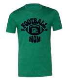 PCHS Retro Football Number Mom Bella T shirt Available in 2 different colors