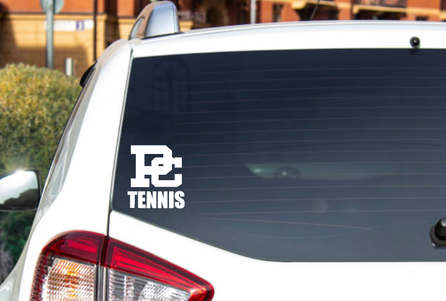 PC Tennis Car Decal