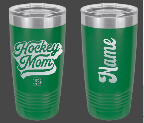 PC Hockey Mom Personalized 20oz Travel Mug