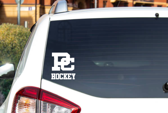 PC Hockey Car Decal