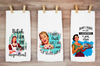Sarcastic Dish Towels - Choose from 12 designs