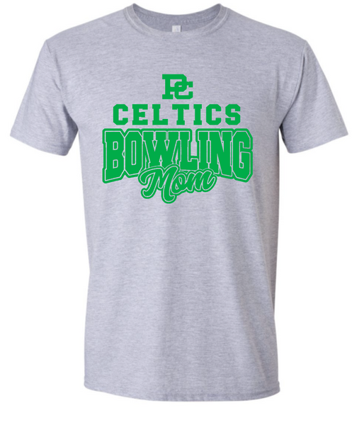 PCHS Bowling Mom Logo Shirt- Choose from 3 colors