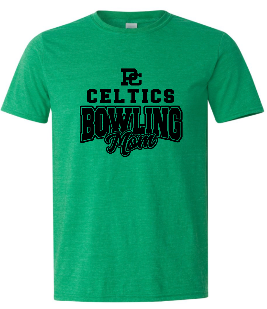 PCHS Bowling Mom Logo Shirt- Choose from 3 colors
