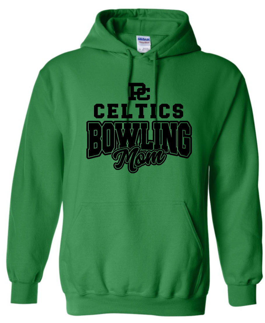 PCHS Bowling Mom HOODED Sweatshirt - Choose from 3 colors