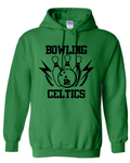 PCHS Bowling Pins Celtics HOODED Sweatshirt - Choose from 3 colors
