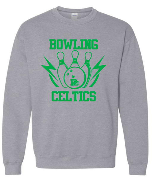 PCHS Bowling Pins Celtics Crewneck Sweatshirt- Choose from 3 colors