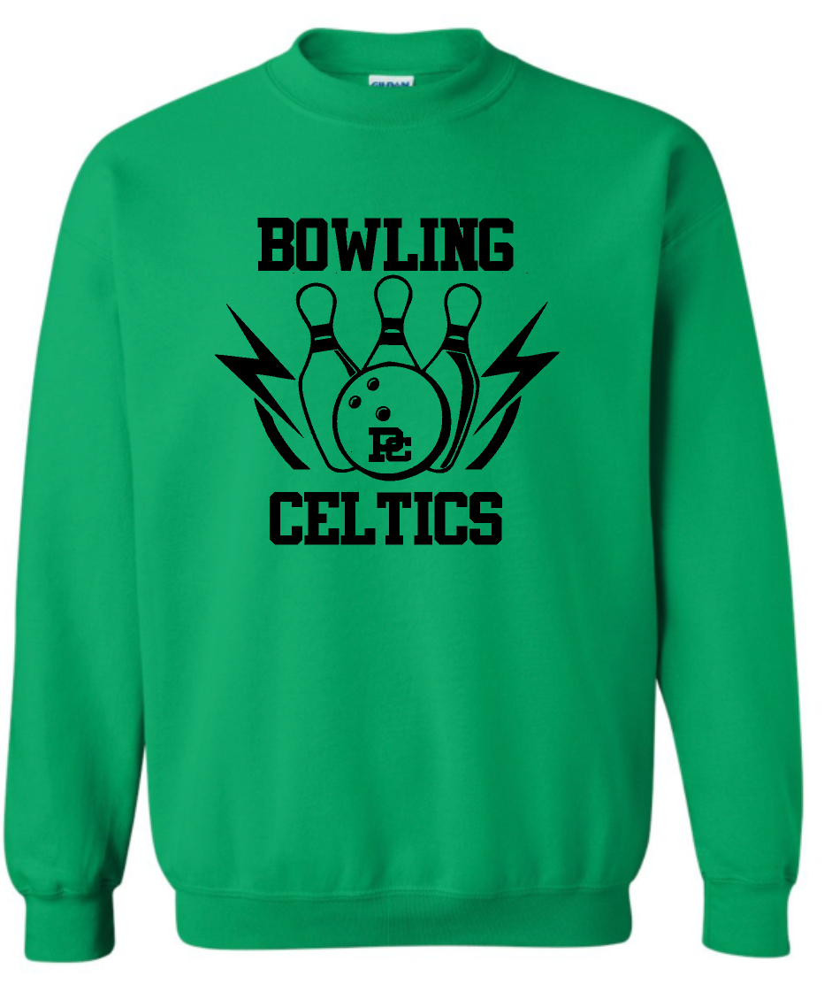 PCHS Bowling Pins Celtics Crewneck Sweatshirt- Choose from 3 colors