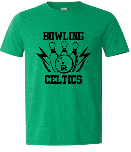 PCHS Bowling Pins Celtics Logo Shirt- Choose from 3 colors