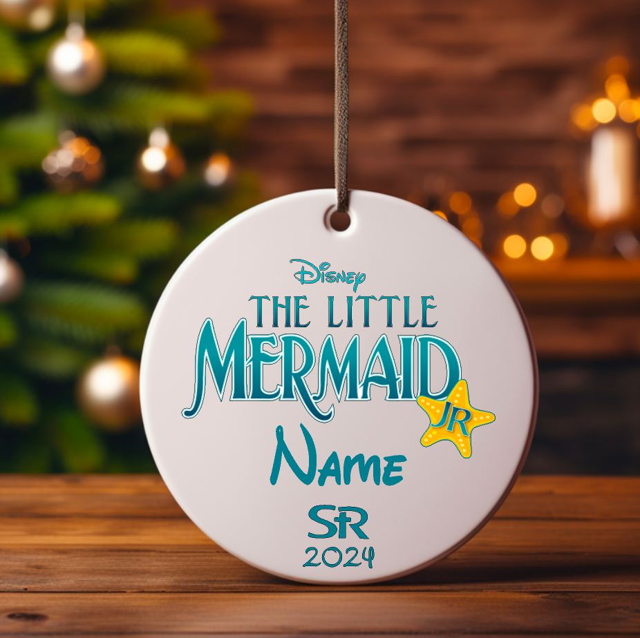 Little Mermaid Jr - Keepsake Personalized Ornament