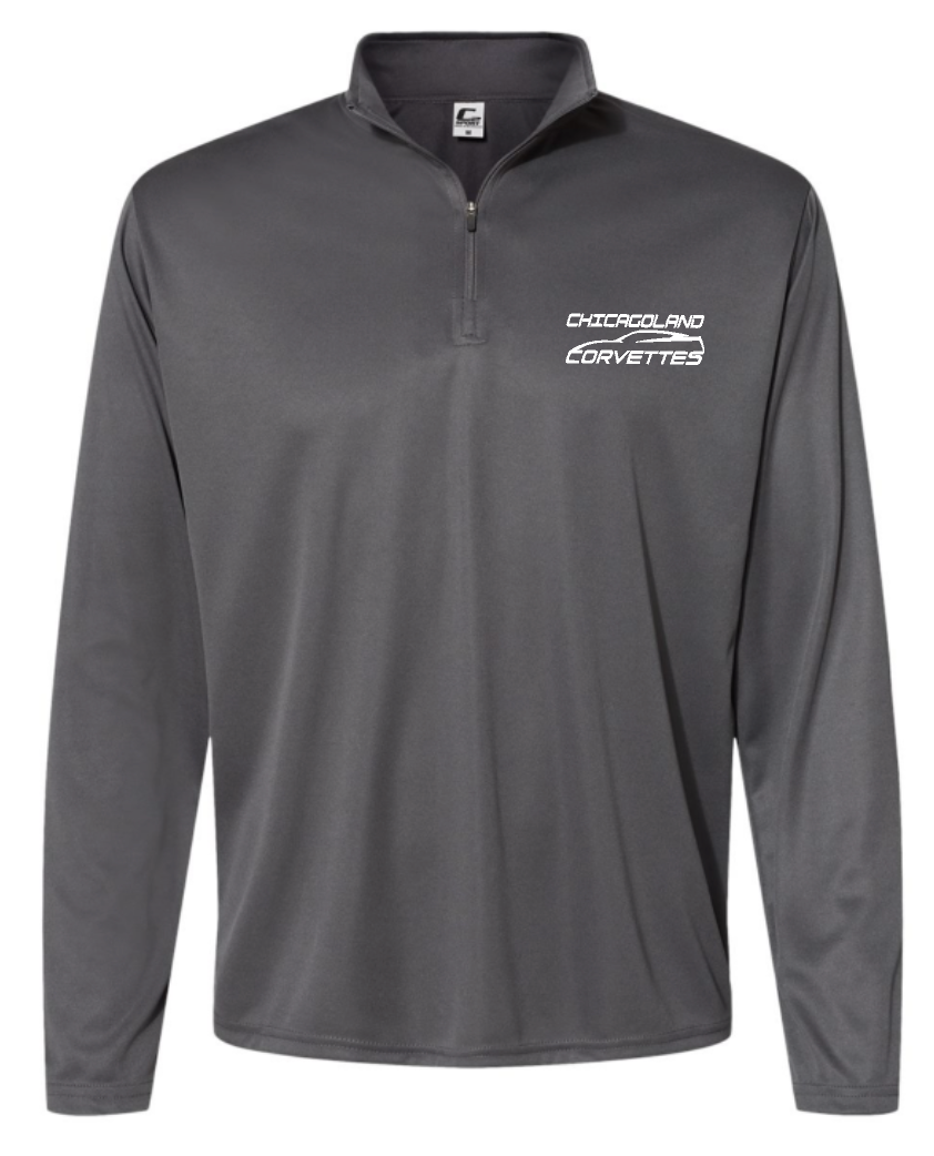 Chicagoland Corvettes unisex logo Quarter Zip Performance shirt Choose from 4 colors