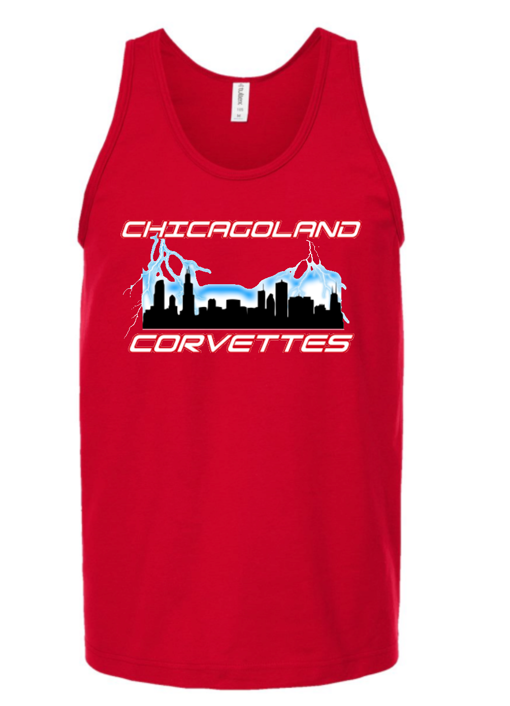 Chicagoland Corvettes unisex tank top- choose from 3 colors