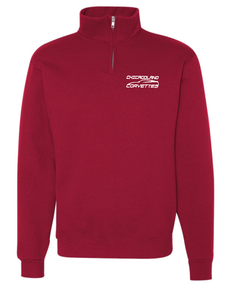 Chicagoland Corvettes Club unisex Embroidered Quarter Zip Sweatshirt- Choose from 5 colors