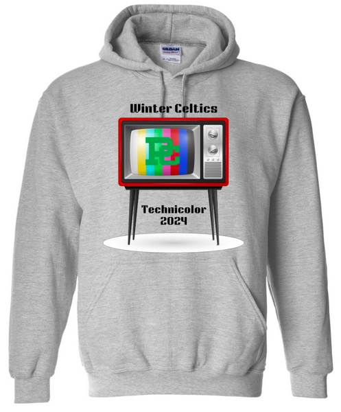 2024 Technicolor Winter Celtics Show Hooded Sweatshirt