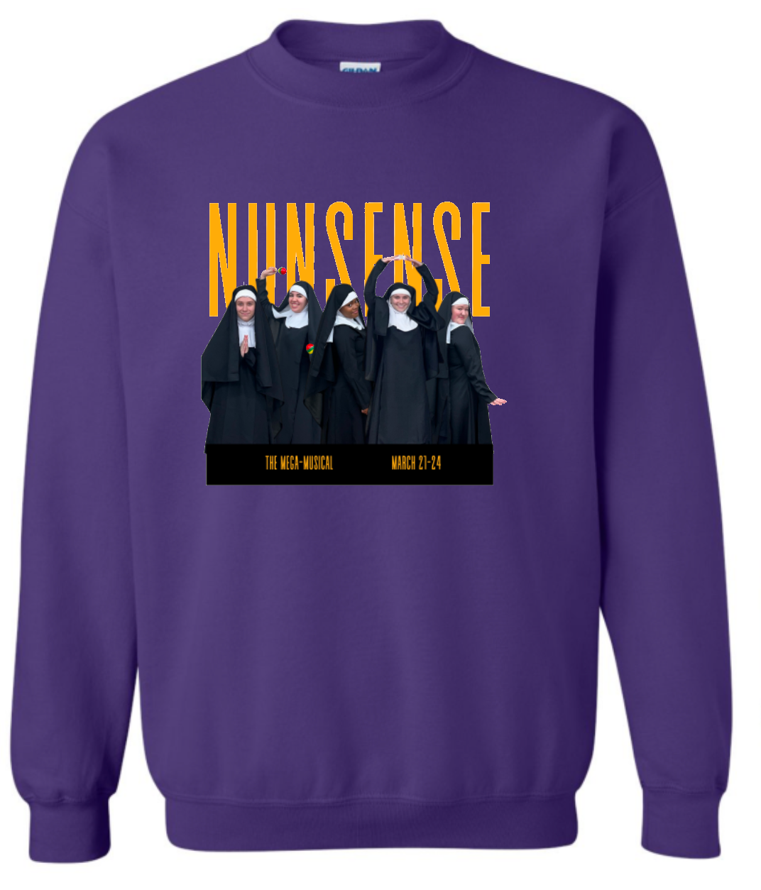 PCHS Nunsense Theatre Crewneck Sweatshirt