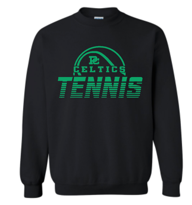 PCHS Celtics Tennis Ball Crew Neck Sweatshirt Choose from 4 colors
