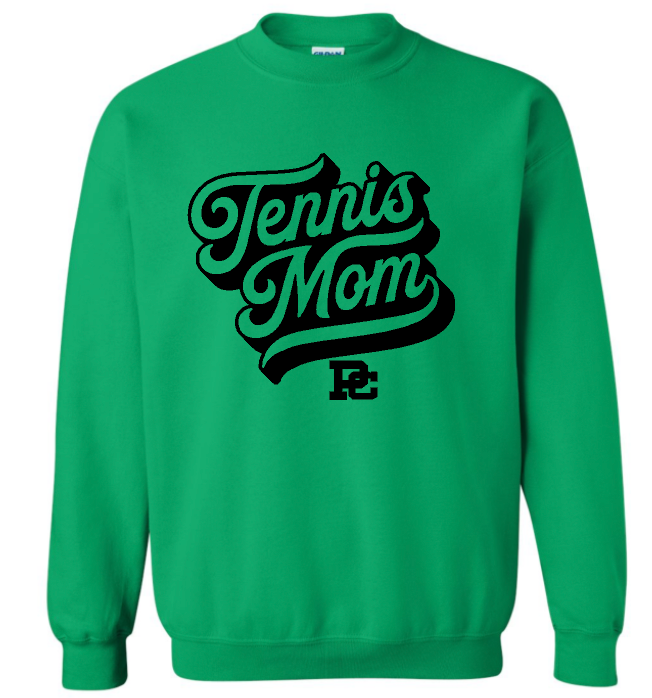PCHS Celtics Tennis Mom Crew Neck Sweatshirt Choose from 4 colors